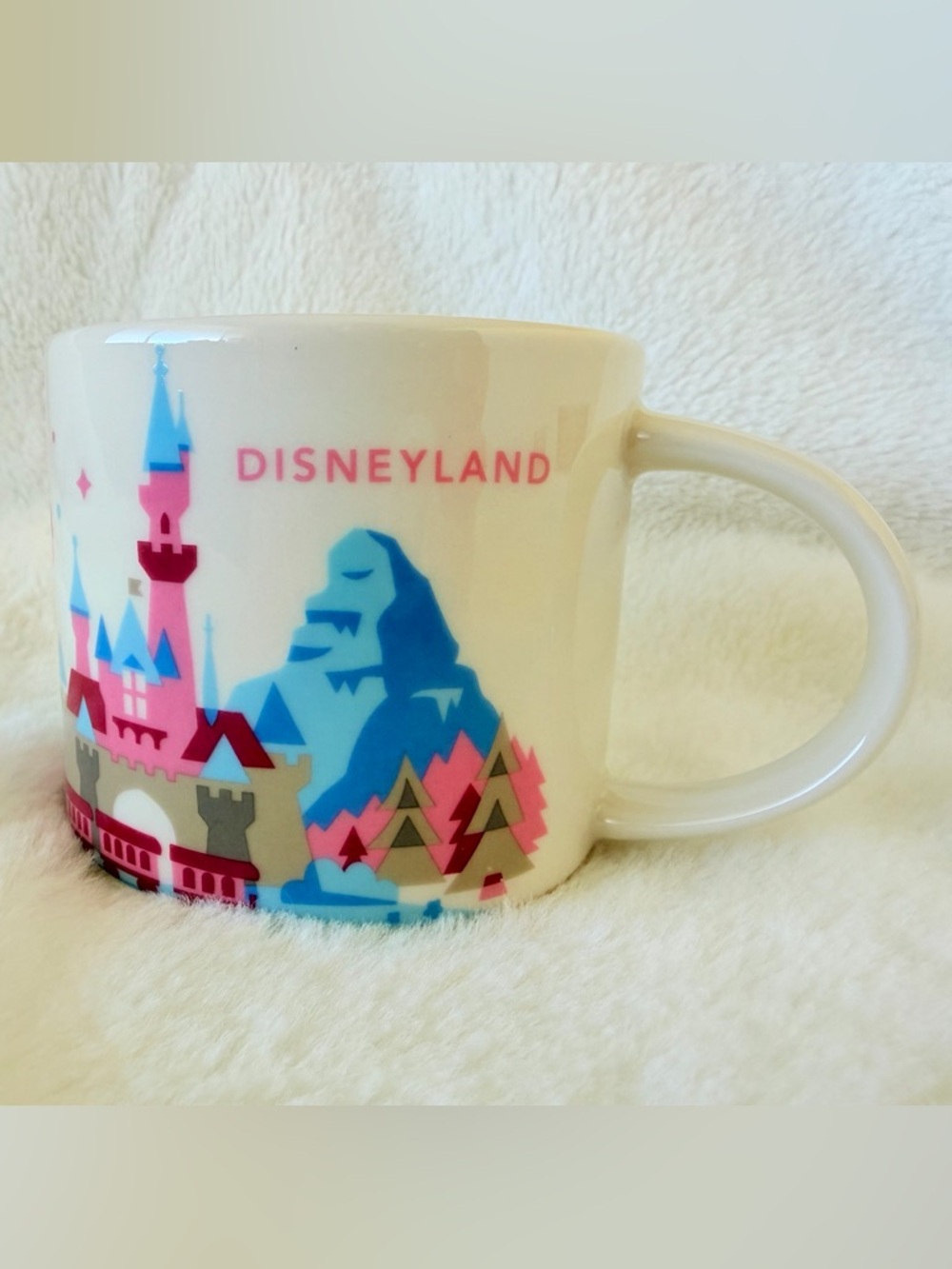 Starbucks 'You Are Here' Disneyland Mug - Fantasyland - Castle Train Matterhorn - Picture 6 of 8